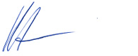 Signature Dr Adalbert Lechner, CEO Lindt & Sprüngli Group (Photo)