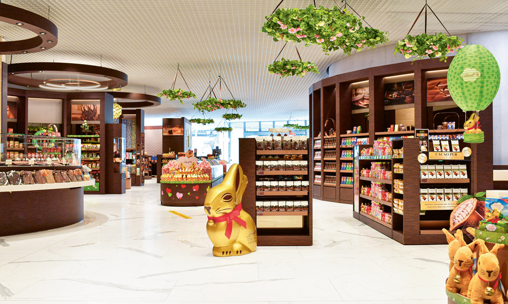 Ein Lindt Shop zu Ostern (Photo)
